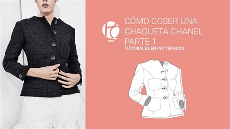 patron chaqueta chanel|Chaqueta Chanel tutorial 1/4 .